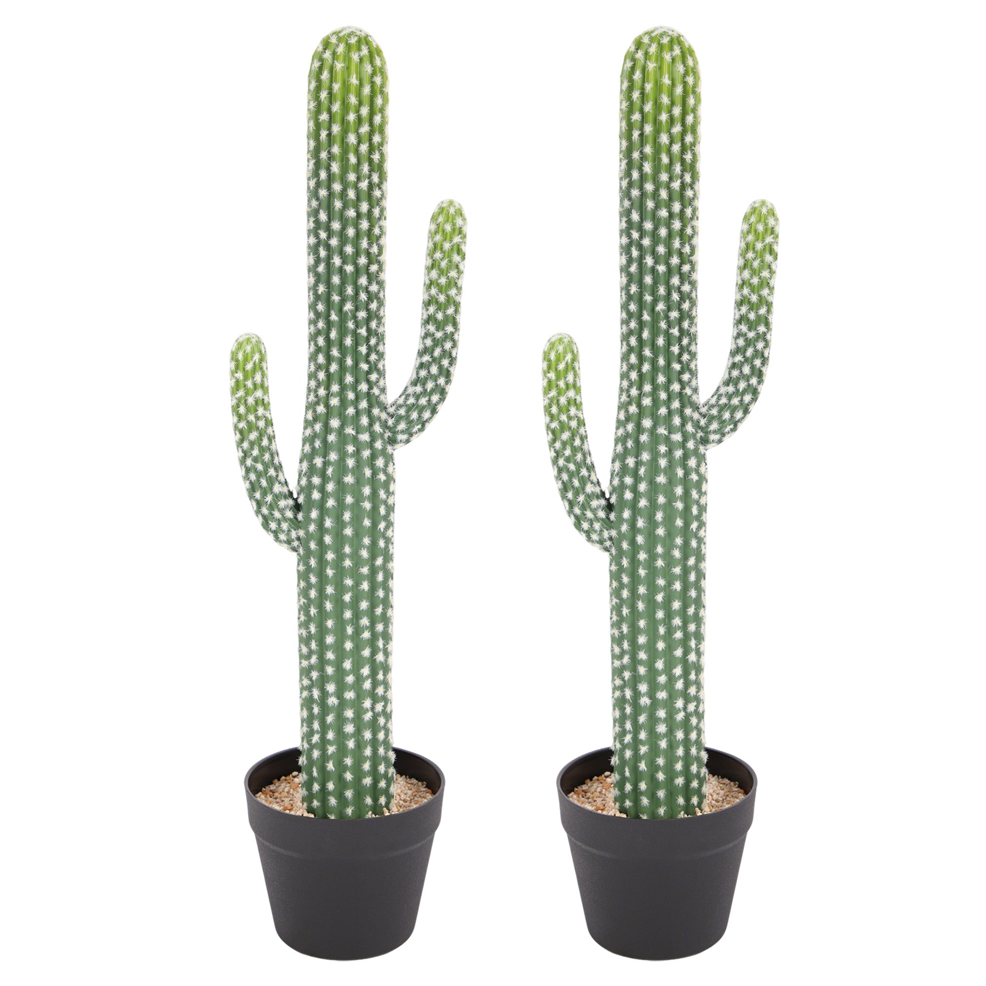 RosyHaven 23"/25.5"/30.7"32.6" Realistic Artificial Cactus Plants,  1pack/2packCute Faux Cactus Plants Indoor for Home Office Store Porch Patio Table Decor